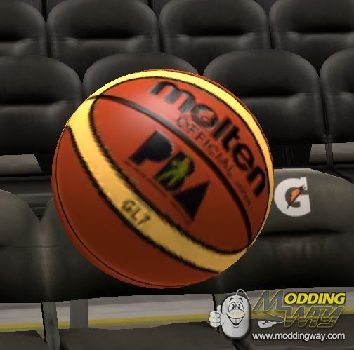 PBA 2K13 REALISTIC BALL - NBA 2K14 at ModdingWay