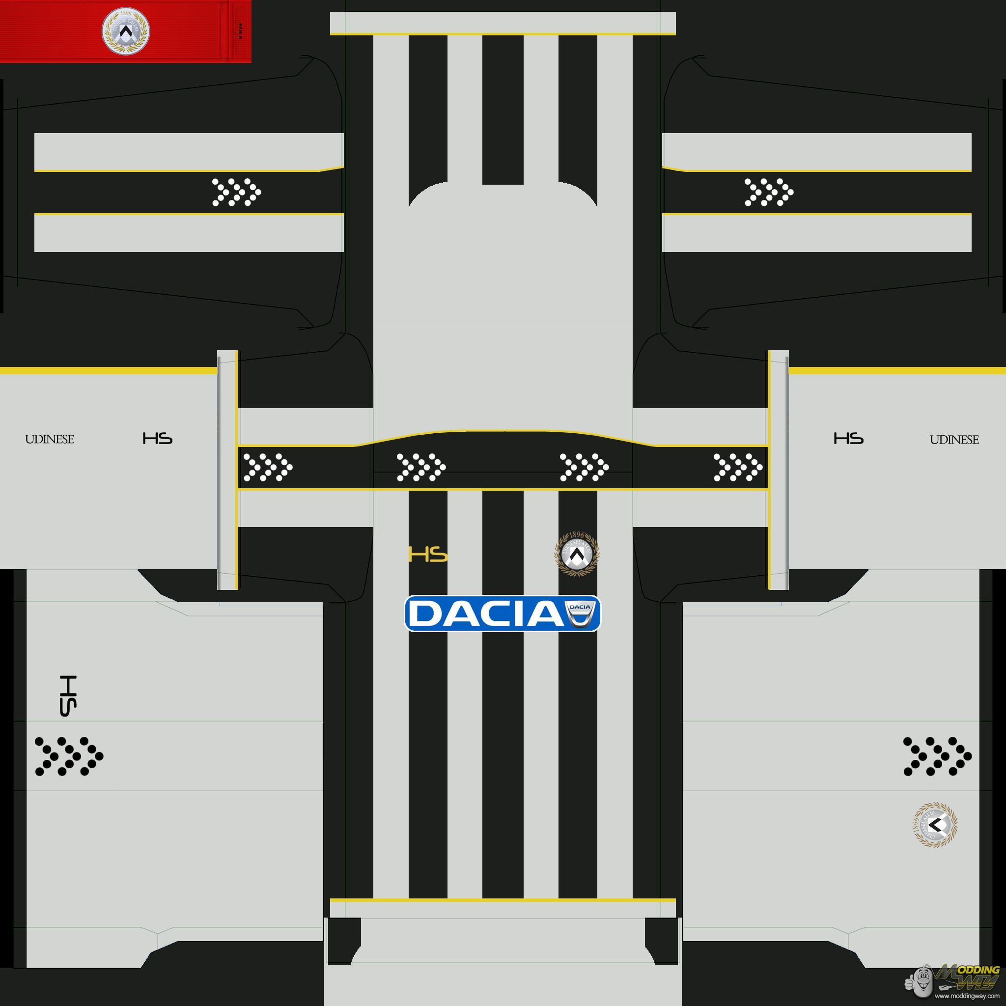 Udinese Kits Pack - Pro Evolution Soccer 2014