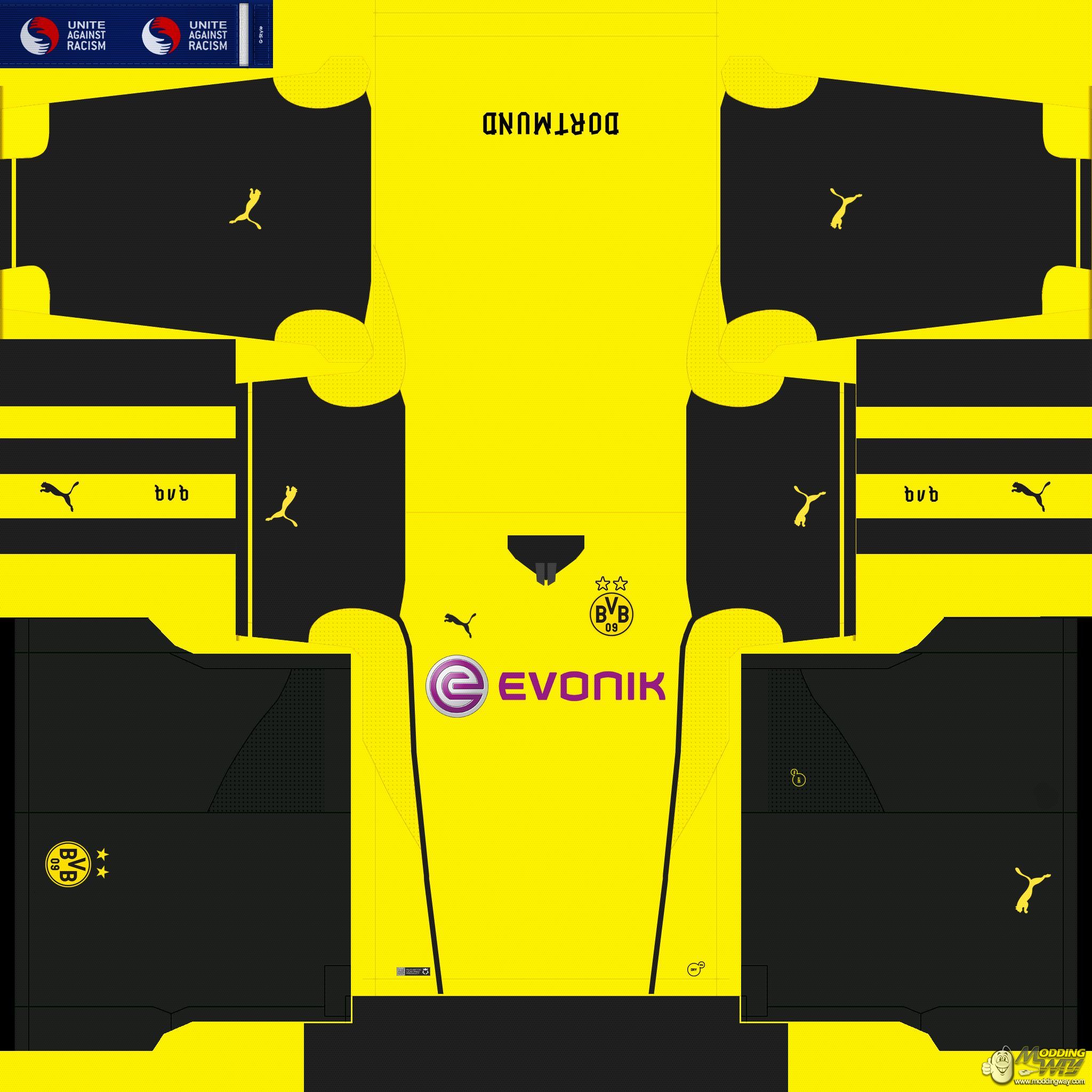 Borussia Dortmund Kits Pack Pro Evolution Soccer 2014 at