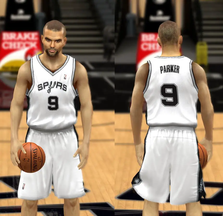 NBA 2K13 San Antonio Spurs Jersey Pack Mod 