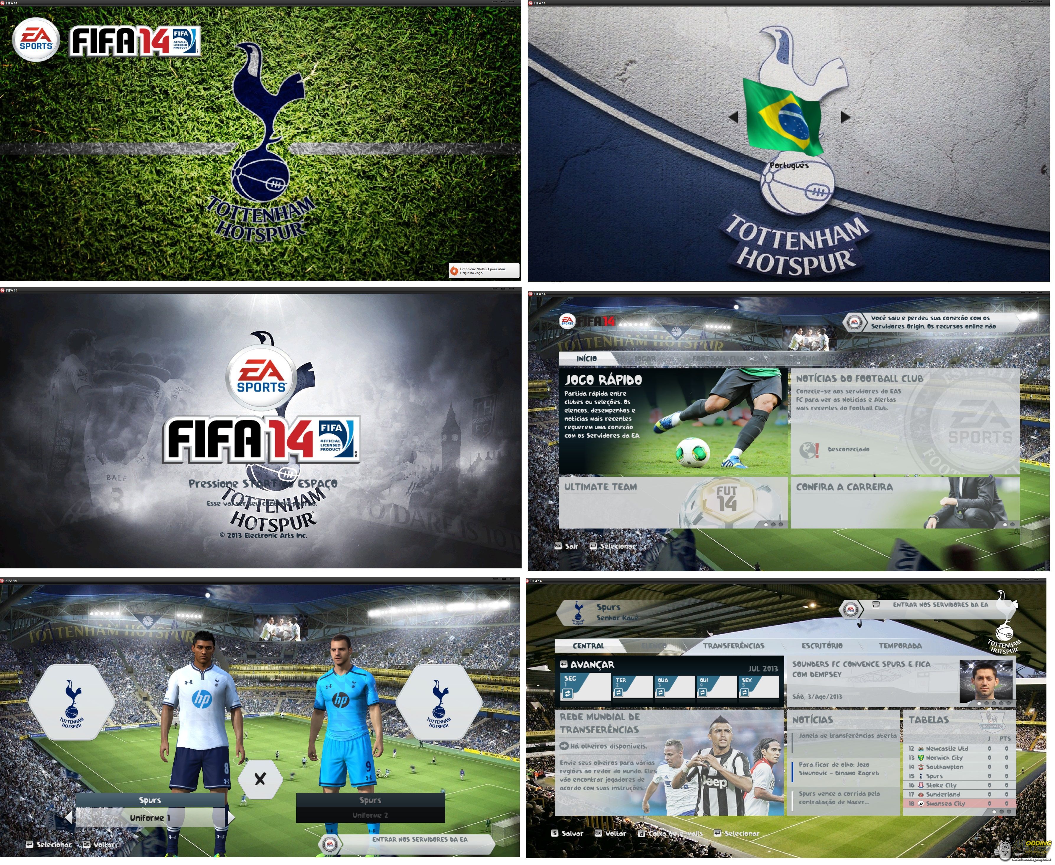 Tottenham Hotspur faz parceria com EA Sports para FIFA 13