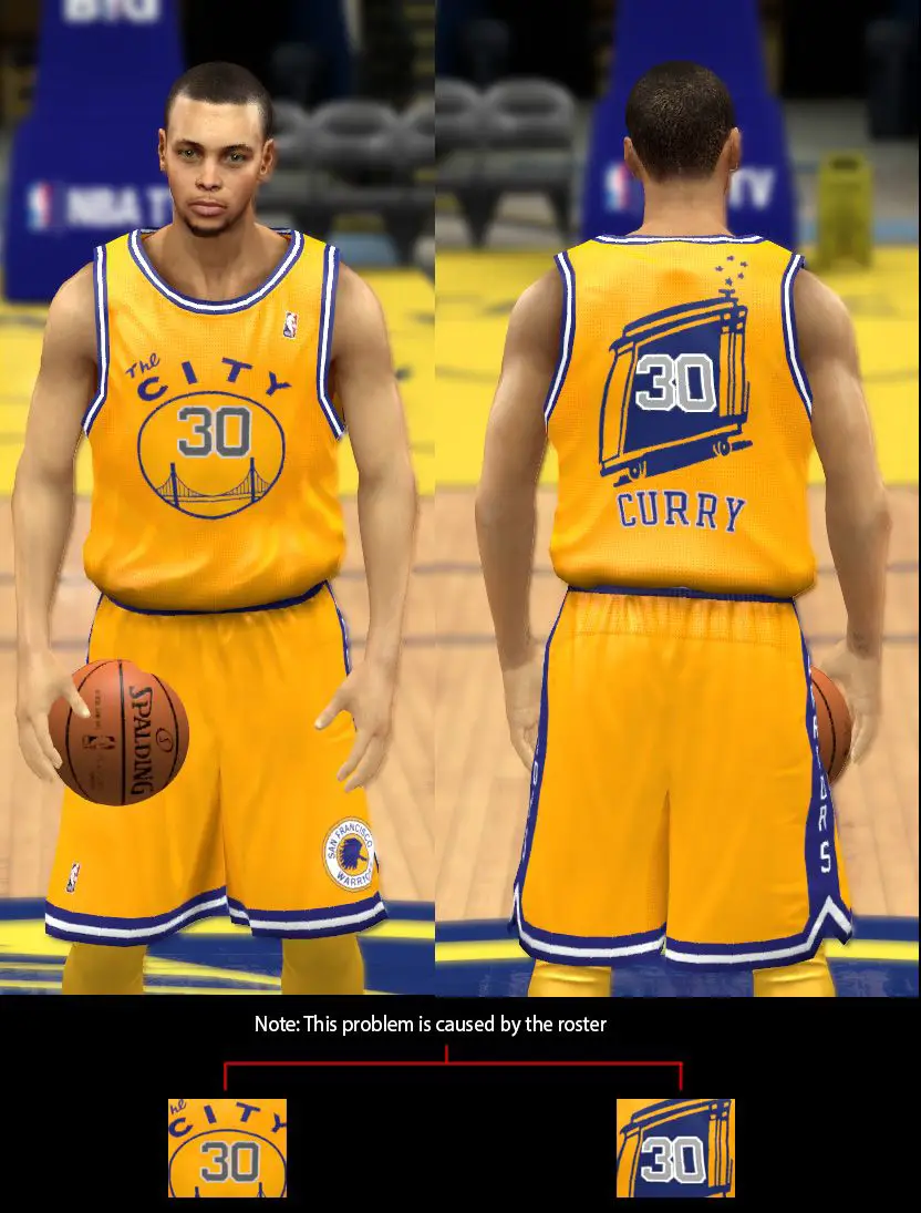 Golden State Warriors City edition jersey 2020 - NBA 2K19 at ModdingWay