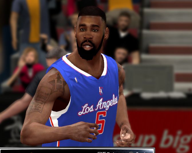 NBA2k14 DeAndre Jordan Cyberface v2 (3d beard) - NBA 2K14 at ModdingWay