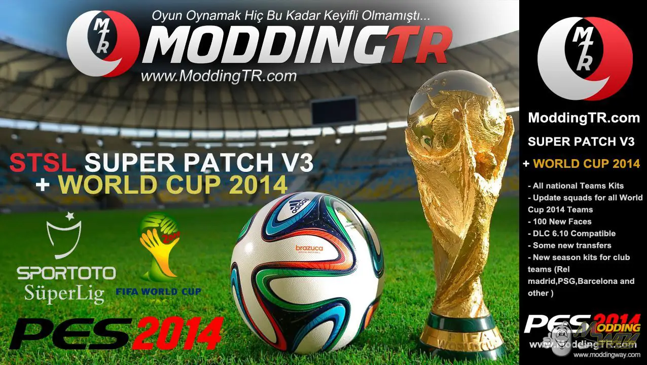 Patch Brazukas 2014 - Pro Evolution Soccer 2011 at ModdingWay