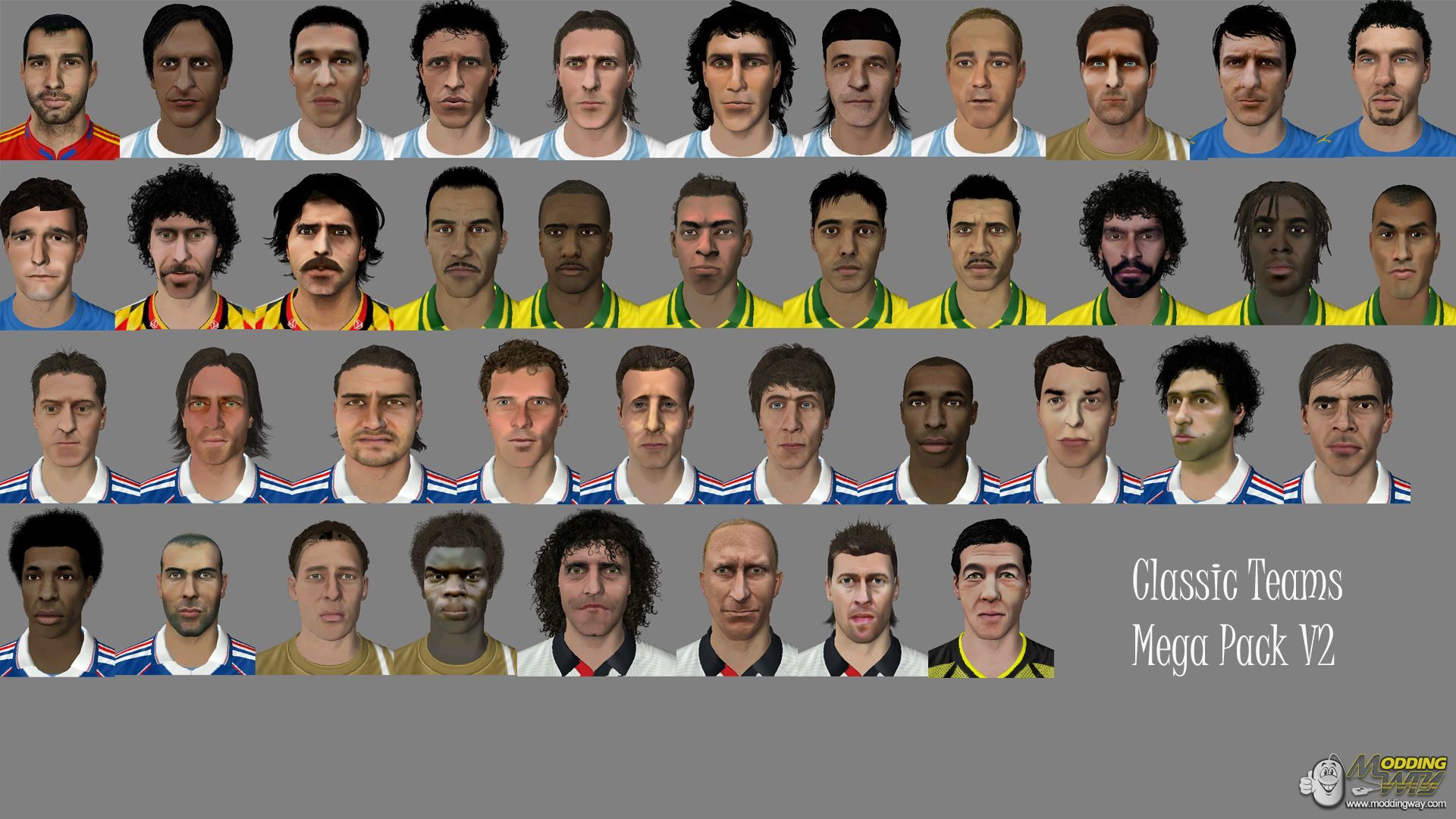 Fifa classic patch. FIFA 15 Classic face Pack. Классическая команда ФИФА 11. ФИФА 12 классические игроки. PES 2009 "Mega face Pack.