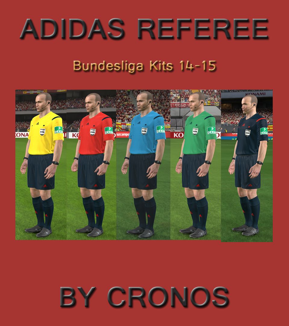 Adidas Referee Kits 14-15 *UPDATED* Pro Evolution 2014 at