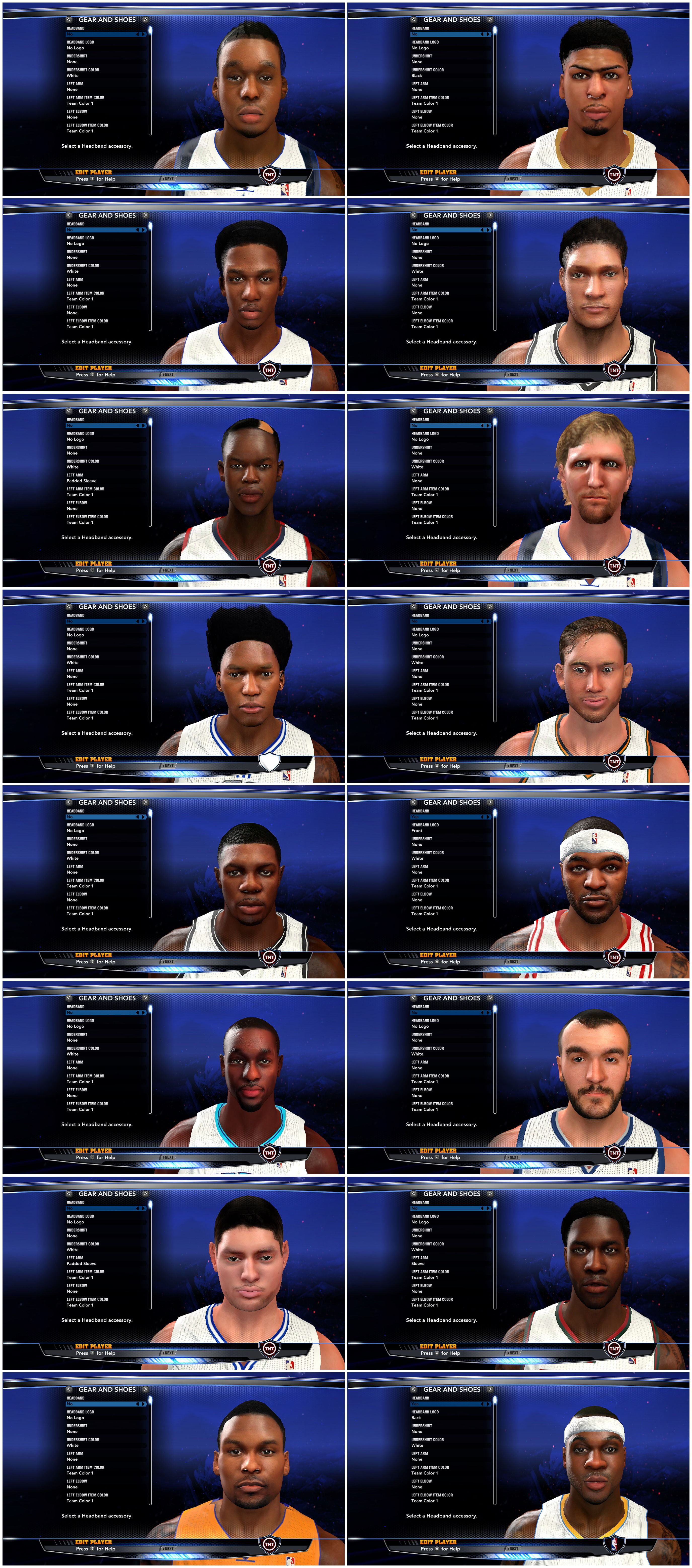 500 Likes Cyberface Pack - NBA 2K14 at ModdingWay