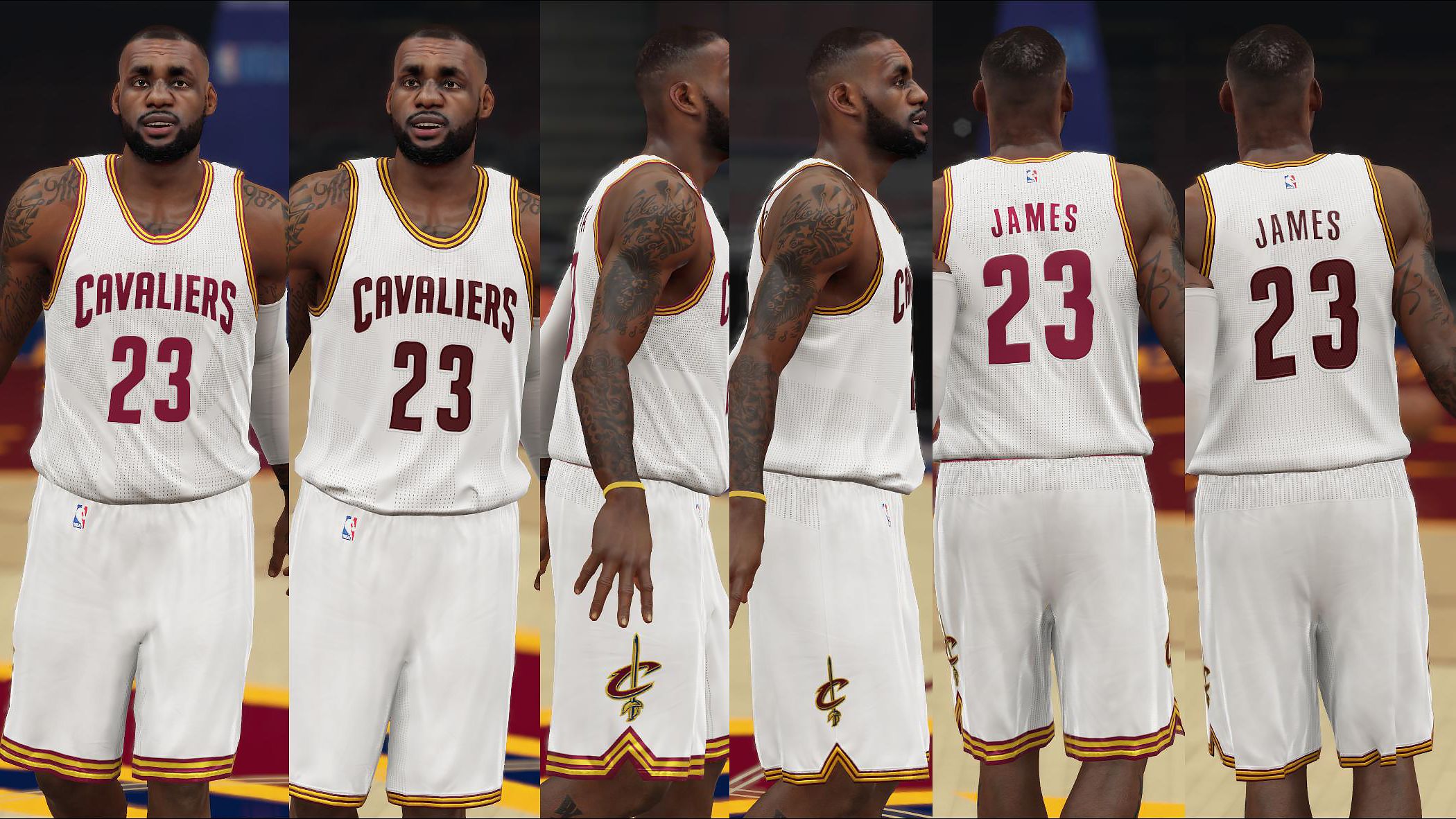 NBA 2K13 Cleveland Cavaliers Jersey Pack Mod 