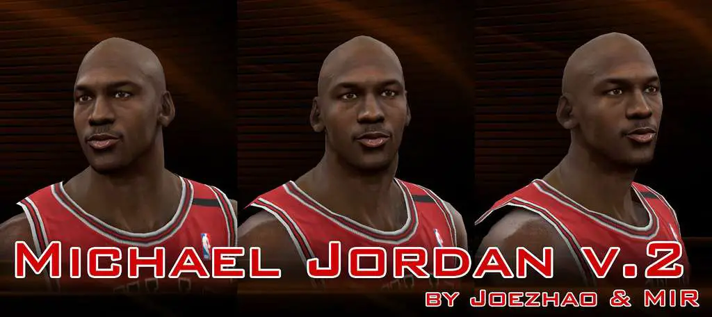 Michael Jordan Cyber Face V2 - NBA 2K10