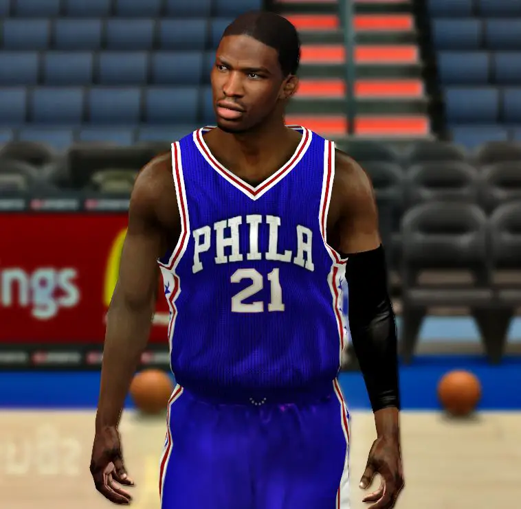 2016 Philadelphia 76ers jersey (Throwback jersey) - NBA 2K14 at ModdingWay