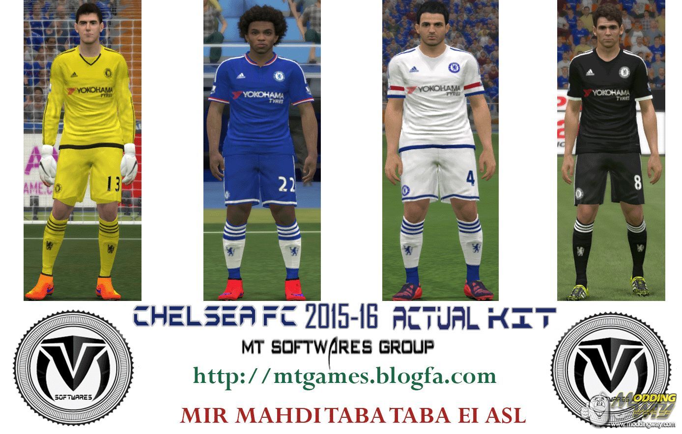 Chelsea 201516 Kit by MT Games Pro Evolution Soccer