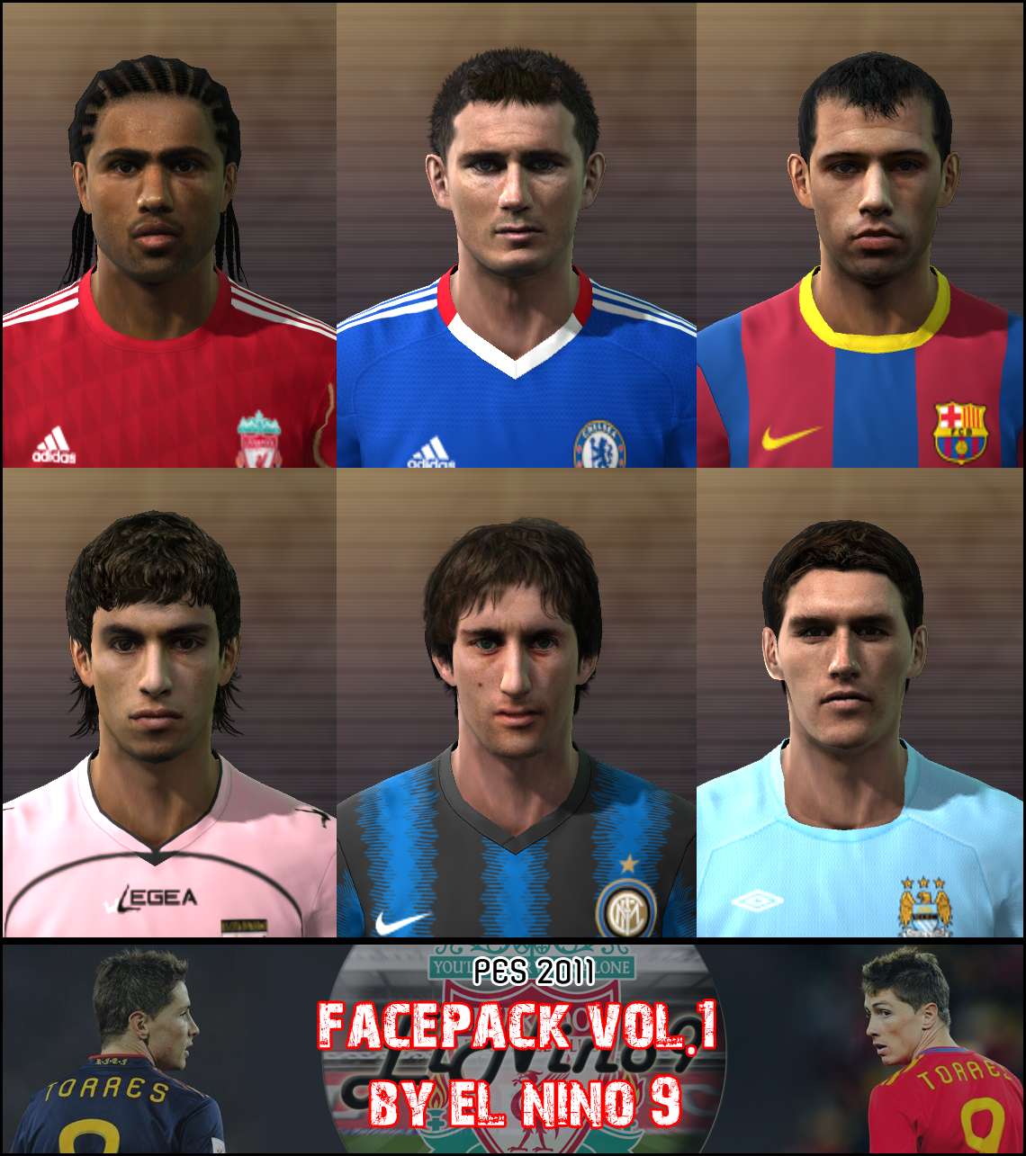 Mr.coool PES 2011 Egyptian Facs Pack v.1 - Pro Evolution Soccer