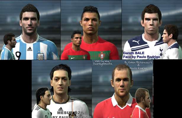 PES 2011 Mini Faces Pack V 2 - Pro Evolution Soccer 2011