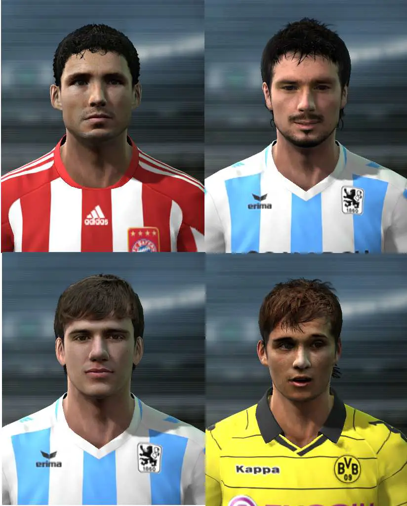 PES 2011 Mini Faces Pack V 2 - Pro Evolution Soccer 2011