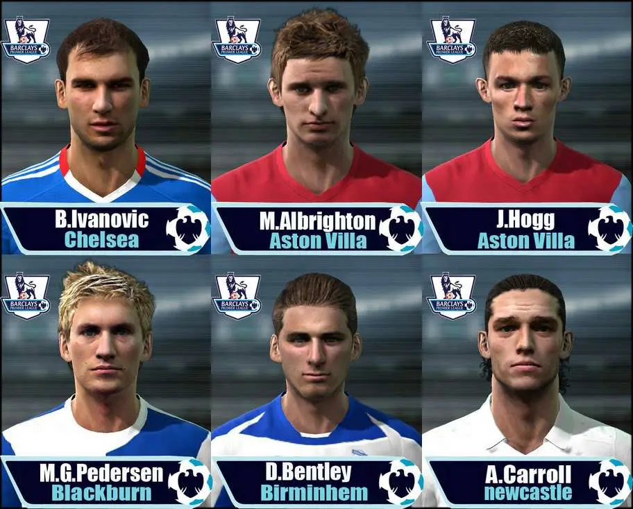 Liga BBVA Faces Pack by el Yorugua - Pro Evolution Soccer 2011