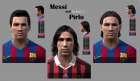 Pirlo and Messi Faces