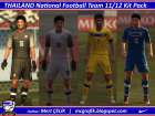 Thailand National Football Team 11/12 Kit Pack